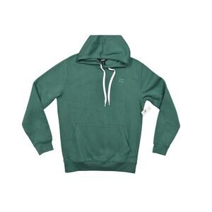 NEW Billabong Green Pullover Hoodie M - New w/ Tags, Cotton Blend Soft Plain